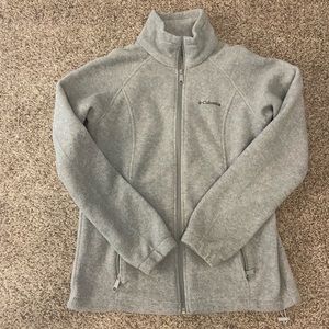 Columbia Gray Zip-Up Jacket